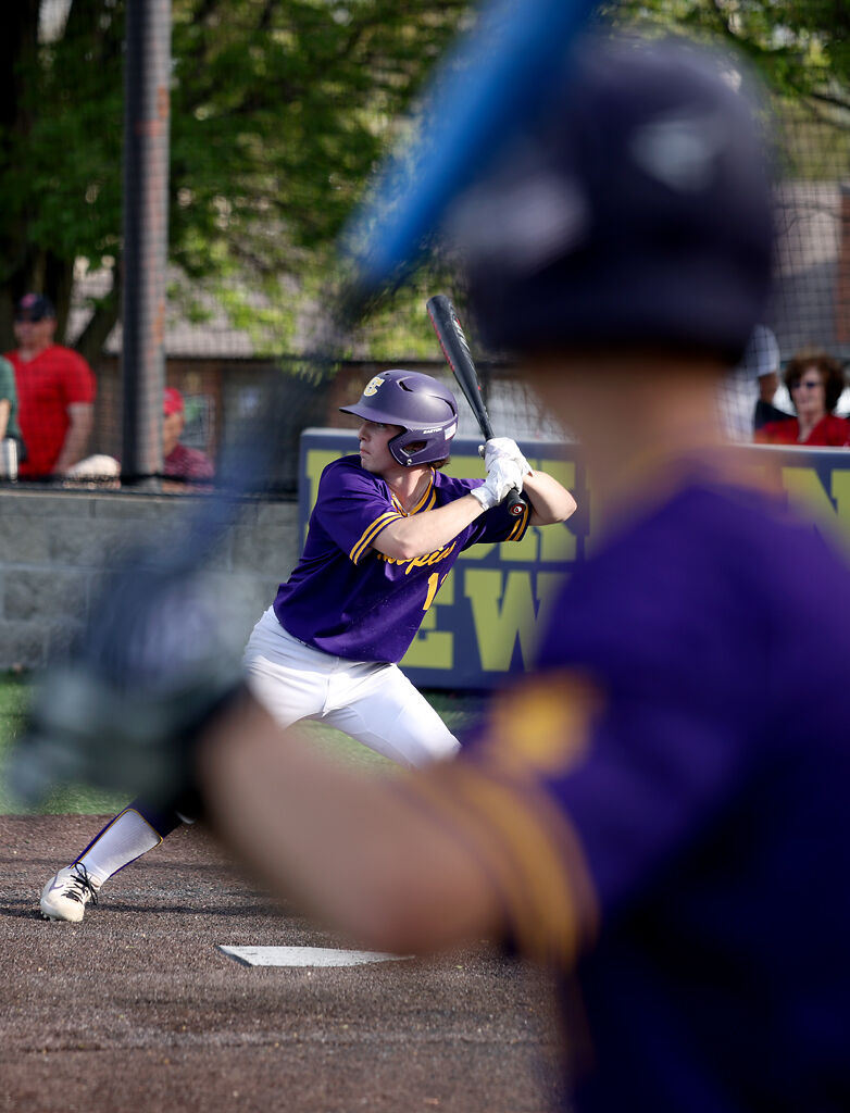 Alex Hagan waits for a pitch